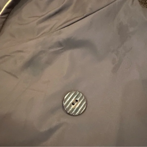 J. Jill Brown Wool Coat Tan Neutral Reversible Longline Jacket Light Size M - Picture 13 of 16